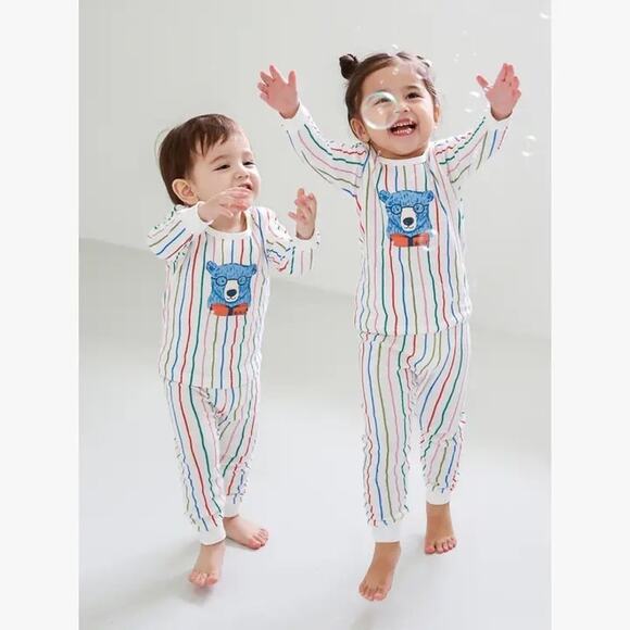 Minik Unisex Kids Pajama Set - Reading Bear - Picture 1 of 1